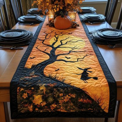 Mystic Night Quilted Table Runner