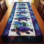 Mystic Shells Quilted Table Runner