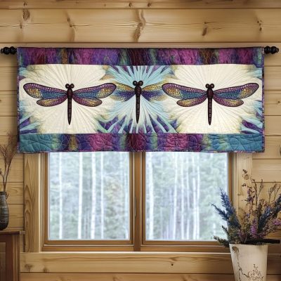 Mystic Wings Quilted Valance