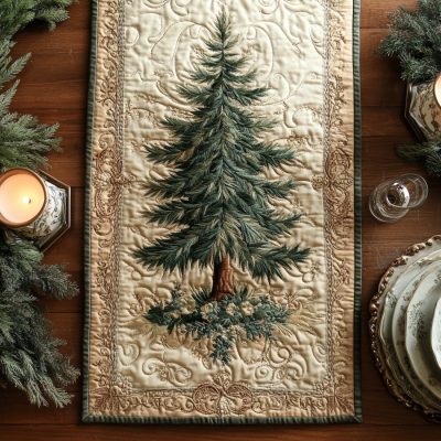 Mystic Woods Quilted Table Runner