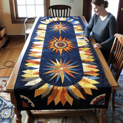 Native Sky Quilted Table Runner