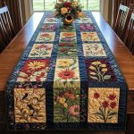 Nature Glow Quilted Table Runner