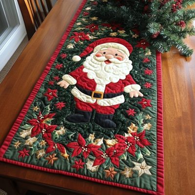 North Pole Elegance Quilted Table Runner
