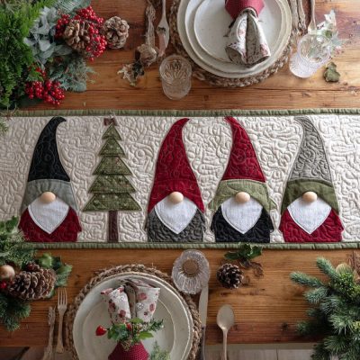 North Pole Magic Quilted Table Runner