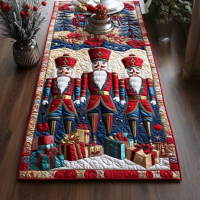 Nutcracker Dreams Quilted Table Runner