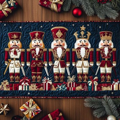 Nutcracker Fantasy Quilted Table Runner
