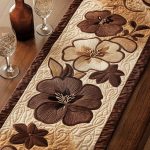 Ocean Blossom Quilted Table Runner