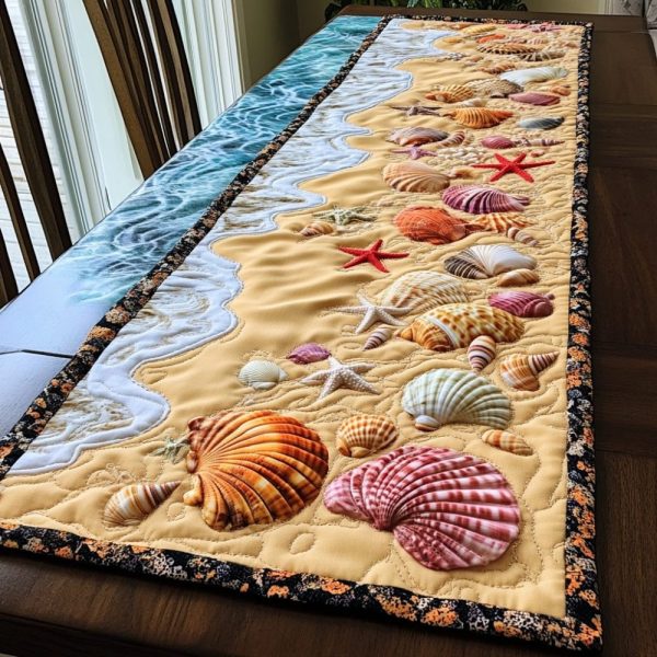 Ocean Breeze Quilted Table Runner