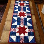 Old Glory Quilted Table Runner