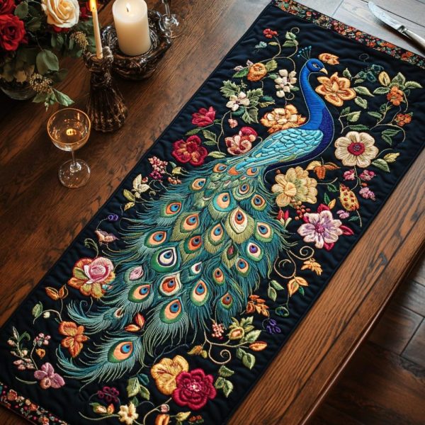 Opal Garden Quilted Table Runner
