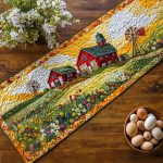 Orchard Oasis Quilted Table Runner
