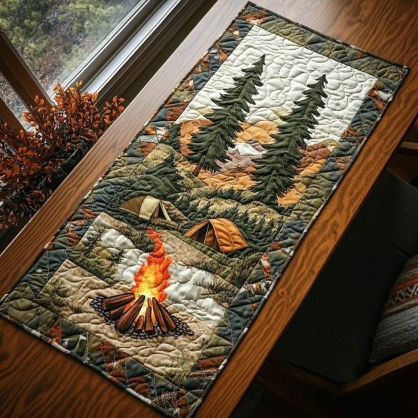 Outdoor Escape Quilted Table Runner