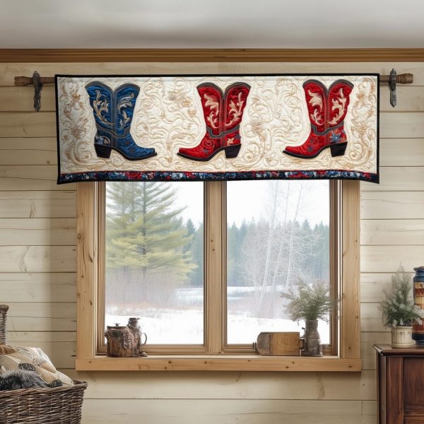 Patriot Dust Trail Quilted Valance