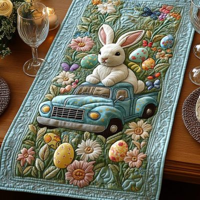 Peep Parade Quilted Table Runner