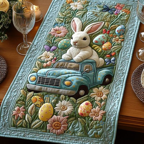 Peep Parade Quilted Table Runner