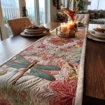 Petal Dance Dragonfly Quilted Table Runner