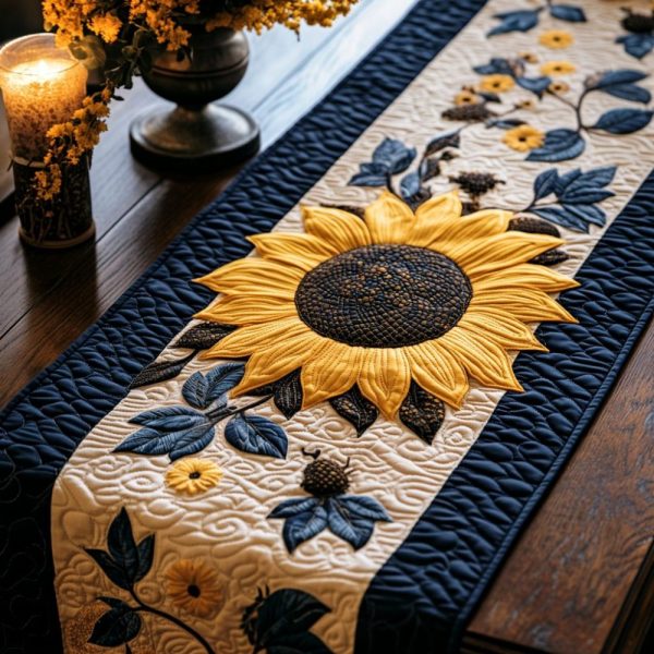 Petal Dreams Quilted Table Runner
