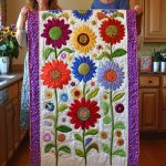 Sunflower Quilted Table Runner