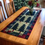Pine Forest Charm Quilted Table Runner