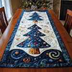 Pine Needle Whispers Quilted Table Runner