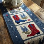 Prairie Stars Quilted Table Runner
