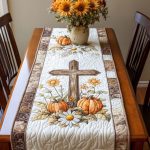 Cross Quitled Table Runner