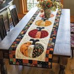 Pumpkin Magic Quilted Table Runner