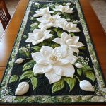 Pure Magnolia Charm Quilted Table Runner