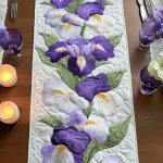 Purple Delight Quilted Table Runner