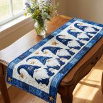 Quiet Night Quilted Table Runner
