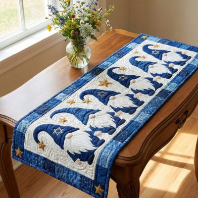Quiet Night Quilted Table Runner