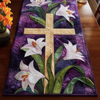 Radiant Faith Quilted Table Runner