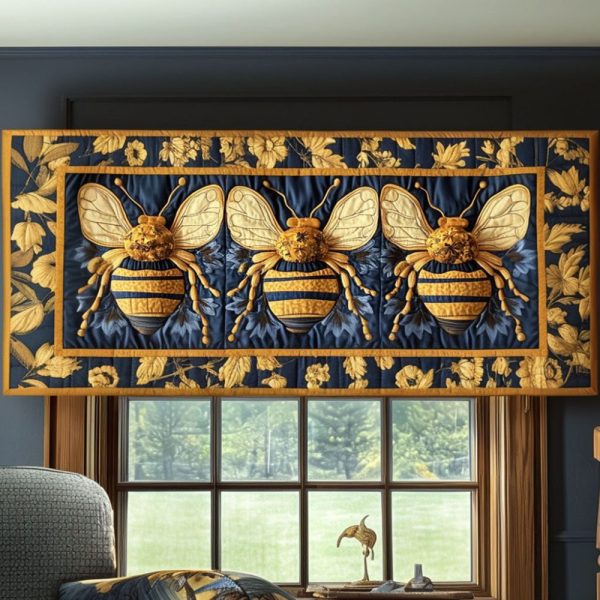 Regal Swarm Quilted Valance