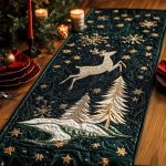 Reindeer Dream Quilted Table Runner