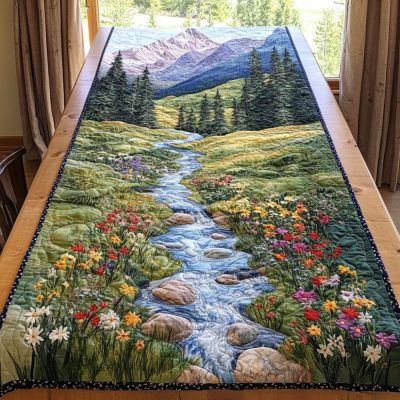 River Path Quilted Table Runner