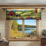 Rural Sunshine Quilted Valance