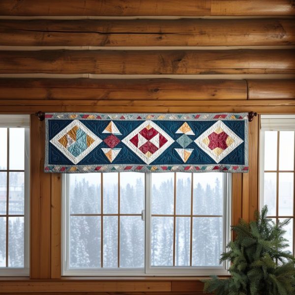 Rustic Elegance Quilted Valance