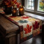 Rustic Fall Quilted Table Runner