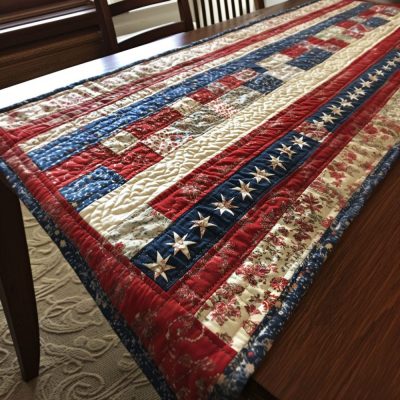 Rustic Glory Quilted Table Runner