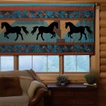 Rustic Horizon Quilted Valance