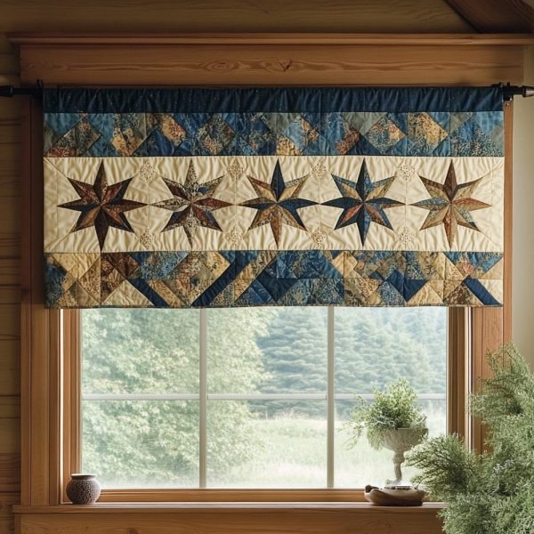 Rustic Radiance Quilted Valance