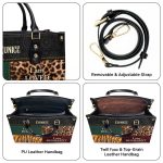 I Am Bold, Loved, Strong, Resilient - Personalized Leather Handbag Stb49A