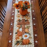Cross Quitled Table Runner