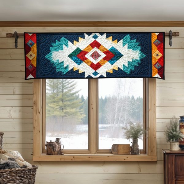 Sacred Weave Quilted Valance