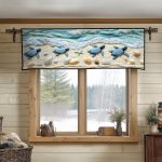Sandy Horizon Quilted Valance