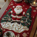 Santa Magic Quilted Table Runner
