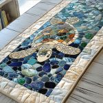 Sea Sage Quilted Table Runner