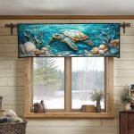 Seashell Haven Quilted Valance