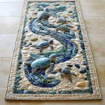 Seaside Turtle Quilted Table Runner