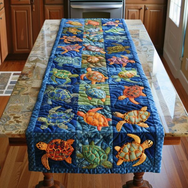 Sea Turtle Table Runner